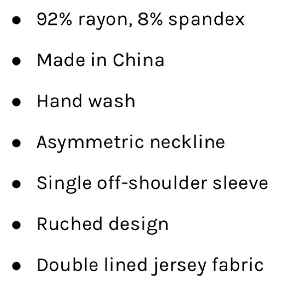 AFRM Selilah one shoulder top - Picture 3 of 3